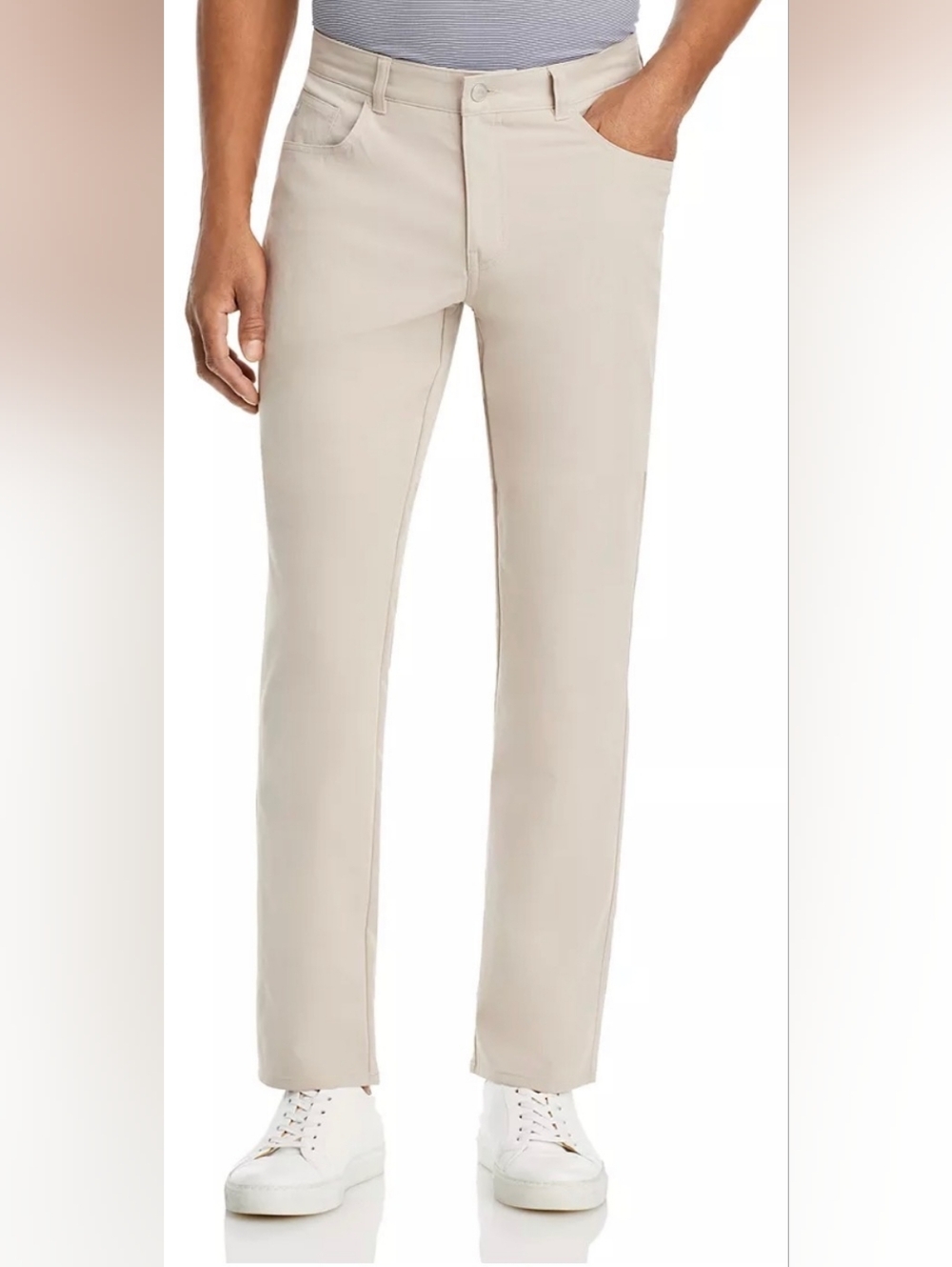 NWT Peter Millar Mens Crown Sport Khaki Pants Size 38 X 34